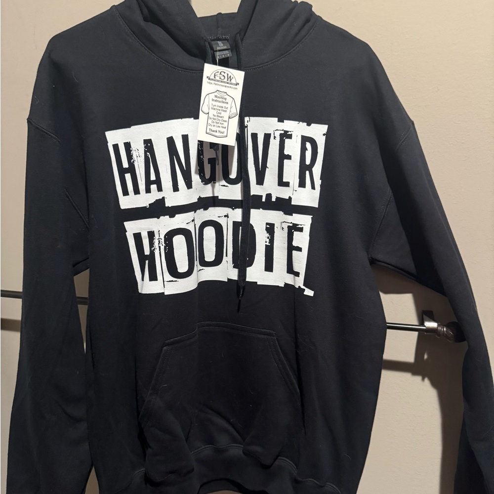 Black Hangover Hoodie
